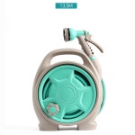 세차 텃밭 물주기 물청소 호스릴 13.5M 정원청소 청소용 호스용품 정원호스 청소호스 : 마리네스토어