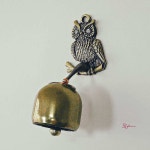 부엉이 소형 현관 풍수 풍경 도어벨 문종bcd552 : 셀리스트샵N