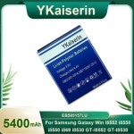 YKaiserin EB 585157 삼성 갤럭시 빔 I8530 I8558 I8550 I8552 I869 I437 G3589 코어 2 G355 G355H 배터리 용 LU 5400mA : 픽앤딜샵