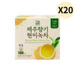 다농원 차 음료 현미녹차 제주향기 대용량 100T X 20 : 밥도둑마켓