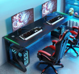 게이밍 데스크 커플 컴퓨터 책상 pc방 2인 세트 원룸 게이밍책상 2인용 피씨방 : 썬앤문디렉트