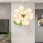 꽃모양 벽시계 인테리어 저소음 디자인 꽃 추 북유럽 장식 : 양양직구