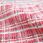 MTC-016 이태리 레드 코튼 썸머 트위드 원단 ½마 : 모스프 MoSF