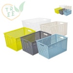 오숩 바구니 7호 IV 318x202x164 1개 수납통 틈세수납함 사무용품정리함 : 오렌지숩