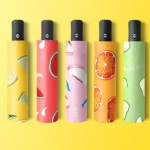 후르츠과일 3단 전자동우산 8K 우양산 암막코팅 원터치 자외선차단 : 크레블랑드