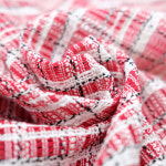 MTC-016 이태리 레드 코튼 썸머 트위드 원단 ½마 : 모스프 MoSF