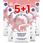 [5+1] 가든오브라이프 마이카인드 키즈 Cough Mucus 이뮨 시럽 Ivy Leaf 아연 비타민C 116ml : 웰스히어로