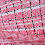 MTC-016 이태리 레드 코튼 썸머 트위드 원단 ½마 : 모스프 MoSF