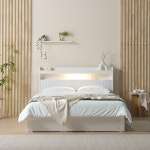 HUJ21C 슈퍼싱글 호텔식 수납침대 LED 프레임 SS 300 : 히트가구