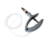 가축동물 축사 주사기 자동 수의용 구제역 병용 백신 연속 접종 회색 인서트병식 2ml10개 바늘 : 토토네 정직상점