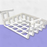 옷장정리함 냉장고정리함 걸이식바구니 36x26x14cm : 하사슈