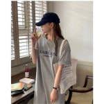 바캉스원피스 롱티셔츠 여성롱티셔츠 여름 : 샵라인shopline