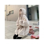 무드무드 제니 밍크 퍼 후드 누빔코트726634 : 더핏코드