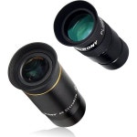 SVBONY 망원경 접안 렌즈 40mm 1.25인치 플로슬 망원경 렌즈 SVBONY 66도 초광각 망원경 접안 렌즈 번들 천문학 망원경용 접안 렌즈 : 레릭03