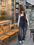 [꾸안꾸/오버핏] 여성 스칼렛 데님 서스펜더 오버롤 멜빵 점프수트(2color) : 세컨드아워