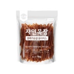 자연목장 강아지 반려견 대용량 간식 오리가슴살 슬라이스, 1000g, 1개 : 펫데이