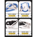 접지 클램프 집게 정전기 방지 케이블 방폭 커넥터 접지선 연결 소리/빛 클립 + 5m : 승팡스토어