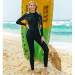 여성잠수복 긴 소매 수영복 서핑 스쿠버 전신 잠수복 UV 태양 보호 수상 스포츠 의류 : 리리맨션