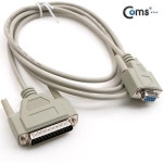 Coms BK22 RS232 시리얼 변환 케이블 DB9F to DB25M 2M : 영원샵