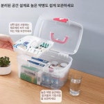 구급상자 일본 수입 휴대용 약품 보관함 기숙사 스탠딩 의료 화이트 S X : 가람국제유통