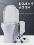 접이식 목욕의자 사우나 휴대용 온천 샤워 현관 화장실 1-접이식-가성비 좋음-곡선 좌판 : 꼼꼼픽