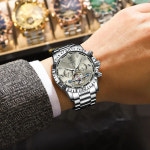 스누피 찰리 샐리 마시 슈로더 패티 강아지 손목 시계 굿즈 POEDAGAR 탑 럭셔리 남성 자동 날짜 주 남자 뚜르 비옹 기계식 스테인레스 스틸... 