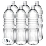 (1+1) 지리산수 무라벨, 2L, 18개 2Set : 메이드인해피
