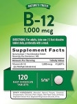 Natures Truth 네이처스트루스 B12 설하정 1000mcg 120정 개선 : 울프햄찌