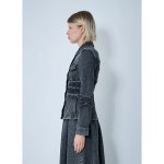 가니 페이디드 블랙 스트레치 데님 재킷 J1693 055 : 어도어럭스