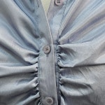 블라우스 여 44/55 J4306 : 스카이빈티지