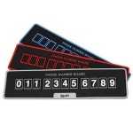 차량용 논슬립 자동차 핸드폰 주차 부착 알림판 번호판 연락처 : 하운쇼핑