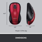 로지텍 무선마우스 M510 910-004554 인체공학 USB 2.4GHz 빨강 : 더봄14