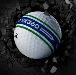 볼빅 골프공 듀얼컬러 3피스 360도 퍼팅라인 VX-360 1더즌 비거리 골프볼 12구 : 지온컴퍼니