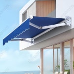 접이식 어닝 천막 농막 비가림막 선스크린 차양막 발코니 테라스 자외선차단 방수 차양막 실외 : 더파모스