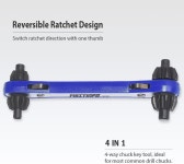 퍼스트인포 4in1 드릴 척키 H5164 무게감 있는 알루미늄 내구성 : 더봄18