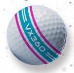 볼빅 VX360 골프공 듀얼컬러 3피스 360도 퍼팅라인 비거리 골프볼 1더즌 12구 : 지온컴퍼니