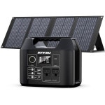 태양광 패널 40W가 장착된 300W 휴대용 발전소 실외 캠핑 RV를 위한 신큐 256Wh80000mAh LiFePO4 배터리 파워 뱅크 스테이션... 