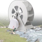 수력 터빈 발전기 수력 터빈 발전기 수륜 실외 발전기 수력 전기 저속 디스크형 발전 장비 50W : 나마베스트샵