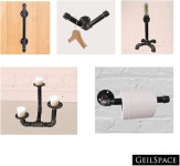 GeilSpace 중량 3/4인치 철제 파이프 G00080-6 빈티지 인더스트리얼 DIY : 더봄09