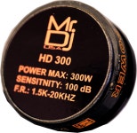 고출력 DJ앰프 컴프레서 트위터 300W HD300 휴대용음향장비 : 더봄10
