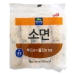 쫄깃한 찰진 냉동 쫄깃 소면 대용량 200g 간식 국수 1kg : 하운쇼핑