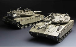 멩 1/35 이스라엘 메르카바 MKIIID 전차 조립 모형 MGK-TS1 헤드라이트 개폐 : 더봄22