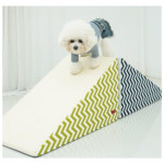 레드퍼피 강아지 펫스텝 실리콘 웨이브 계단 그린 : 하이하이글로벌