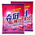 슈퍼매직 세탁세제 드럼겸용 10kg x 2 : ezbuys