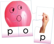 키에듀케이션 유아 파닉스 CVC 단어 맞추기 퍼즐 840016 재미학습 : 더봄22