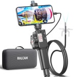 Ralcam 스마트폰 1080p 내시경 카메라 F408A 초소형 180도 회전 조명 내시경 : 더봄13