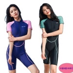 수영복 세트 수영장 비치 전신 실내 반신 H9623연두, 모자 M : 몽블랑MALL