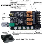 ZK-1002 HIFI 블루투스 앰프 스테레오 파워 홈 시어터 : 소리상점몰