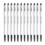 심플리로그 모나미 153 볼펜 12p세트 0.7mm 흑 다꾸펜 잘써지는펜 : 심플리로그