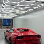 세차장 벌집 조명 랩핑 디테일링 카센터 작업장 육각형 육각 : 상상셀러샵